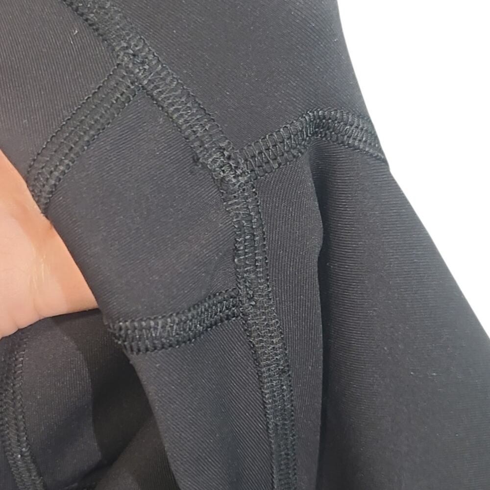 Lululemon Pace Rival Crop High-Rise 22" Black Size 6 GUC Luxtreme - Picture 5 of 6